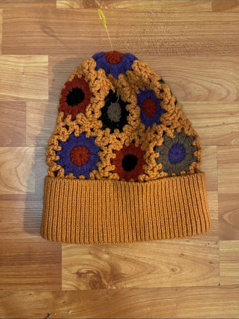 Crochet Granny Square Beanie